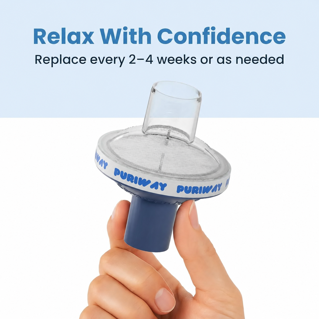 Puriway™ CPAP Bacteria Filter